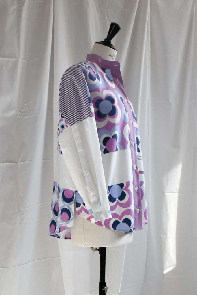 ss25 111 a rubino gaeta camicia coreana patchwork lilla 01