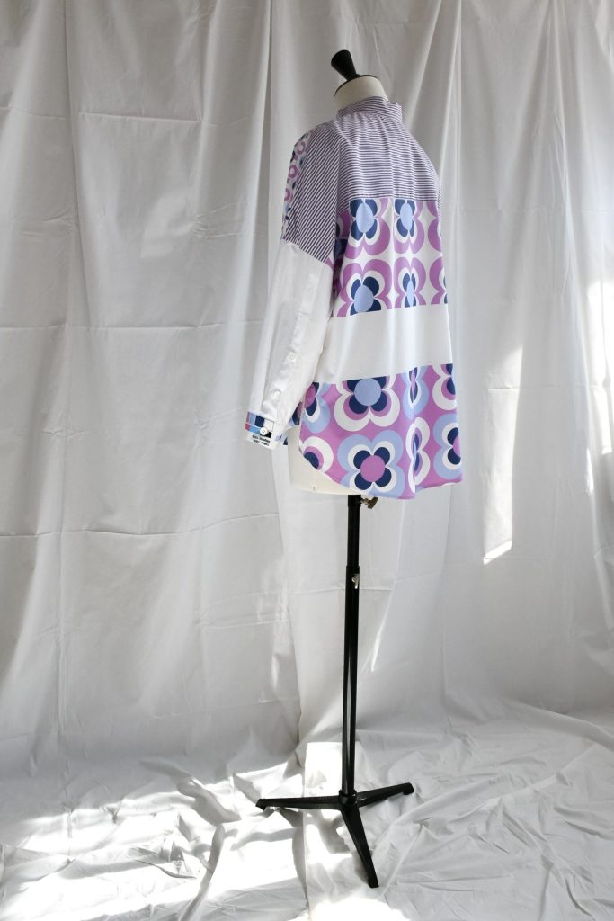 ss25 111 d rubino gaeta camicia coreana patchwork lilla 02